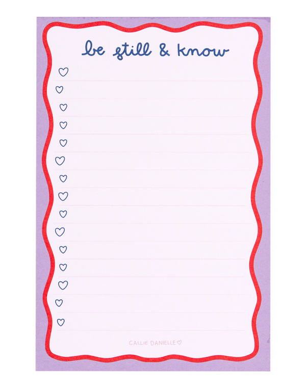 Be Still & Know Notepad, 4 of 5