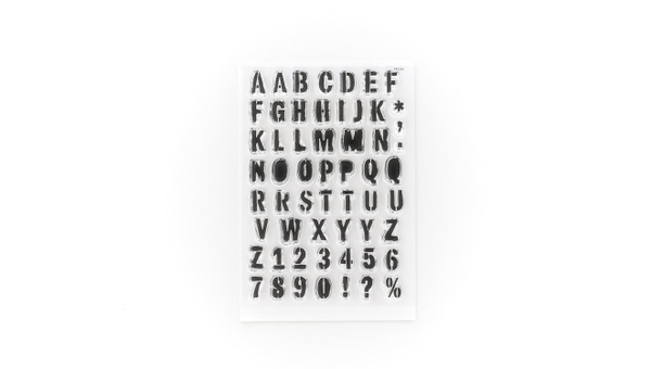 Stencil Alphabet 4×6 Stamp Set, 1 of 3