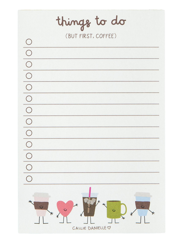 But First Coffee To Do 4×6 Notepad, 1 of 5