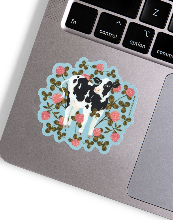 Milk Cows & Flowers Decal Sticker, 6 of 7
