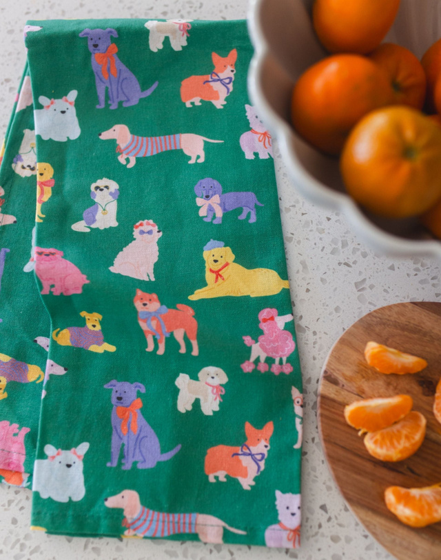 Dapper Dogs Tea Towel, 3 of 4