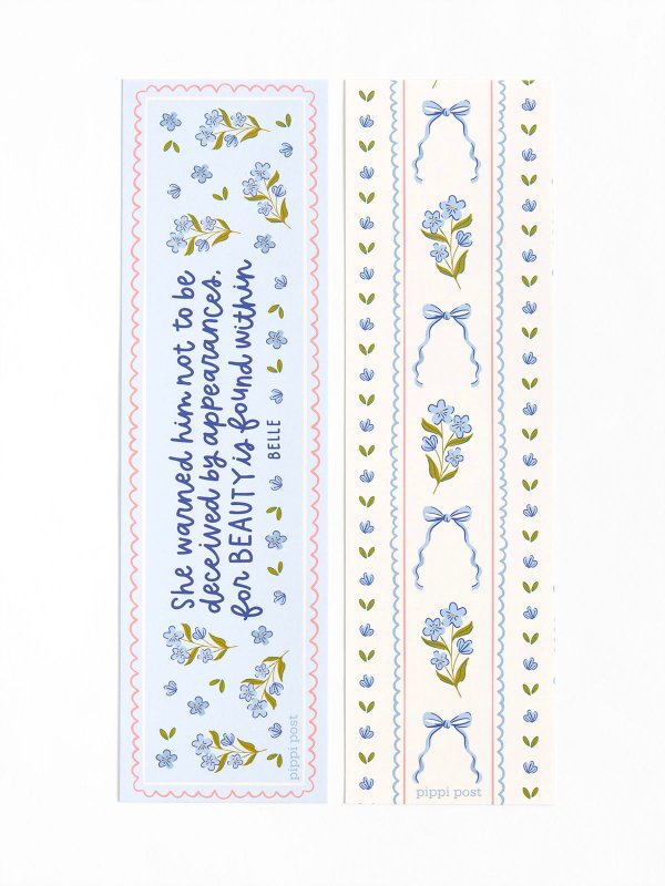 Beauty Is Found Within Floral & Bows Bookmark Set, 3 of 3