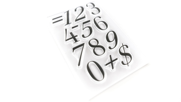 Numbers Are Awesome #12 4×6 Stamp Set, 2 of 2