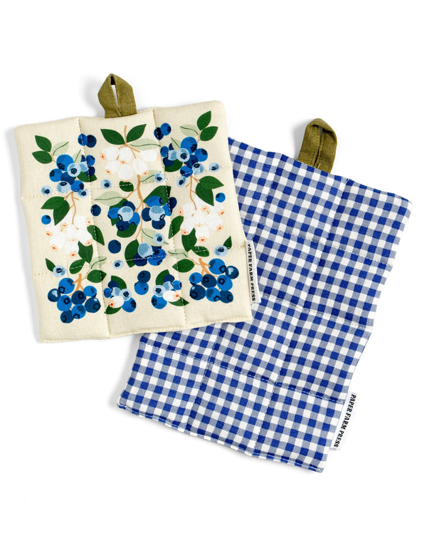 Blueberry Field Pot Holder Set, 1 of 1