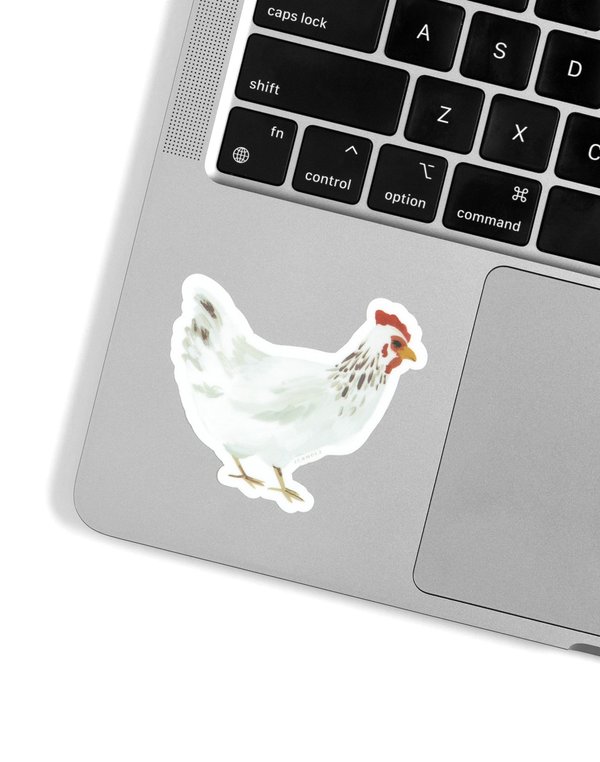 Delaware Chicken Decal Sticker, 2 of 2