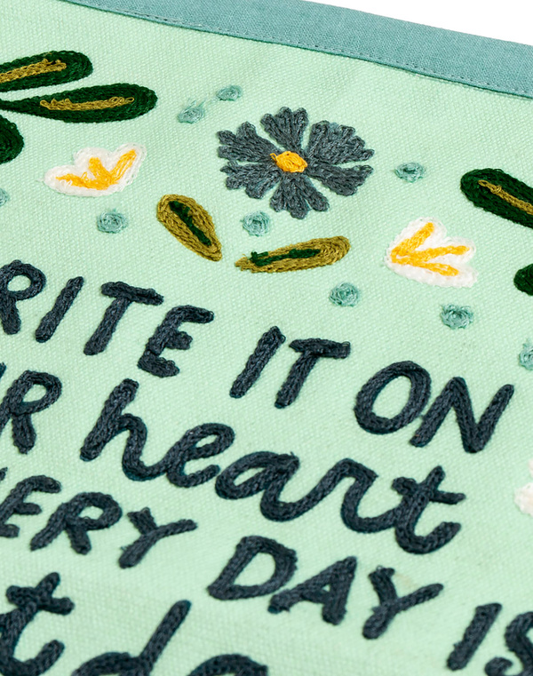 Best Day of the Year Embroidered Canvas Banner, 3 of 4