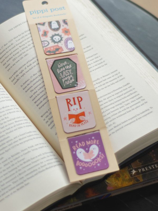Spooky Cute Halloween Magnetic Bookmarks Set of 4, 2 of 7