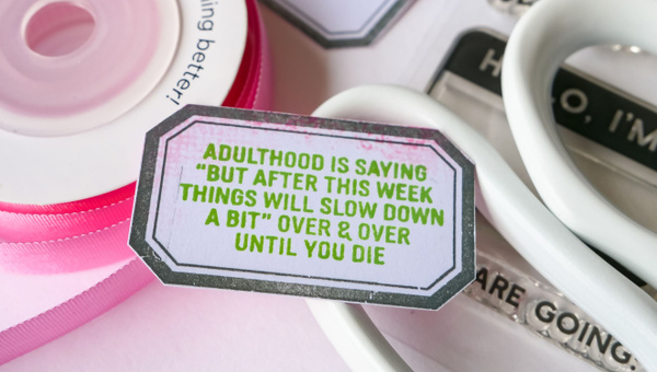 Stamp Set : 6×8 Hot Take, 4 of 5