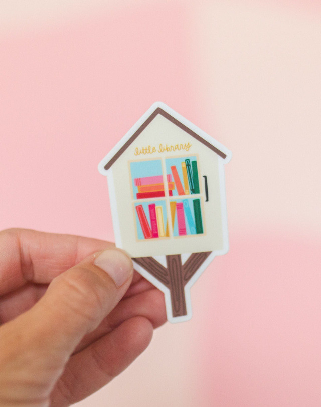Little Library Decal Sticker, 2 of 5