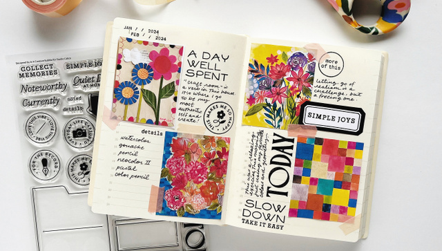 Stamp Set : 6×8 Savor The Moments, 6 of 7