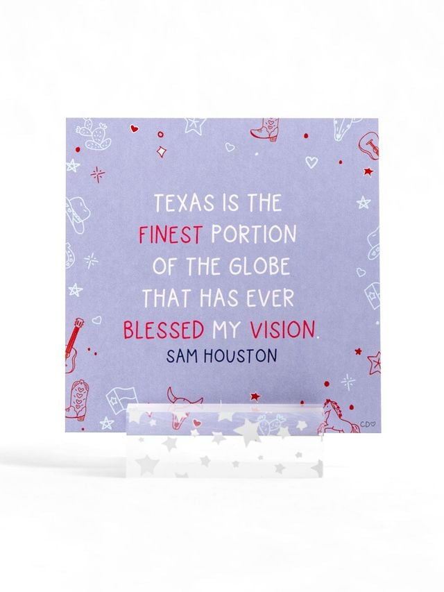 Quotes for Texans - Texas Western Card Set with Display Stand, 2 of 4