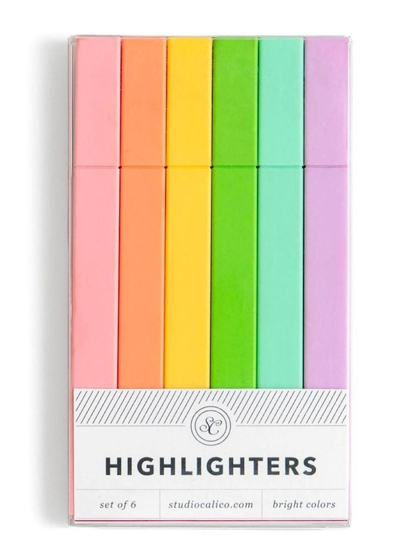 Brights Highlighter Set of 6 Colors, 1 of 4