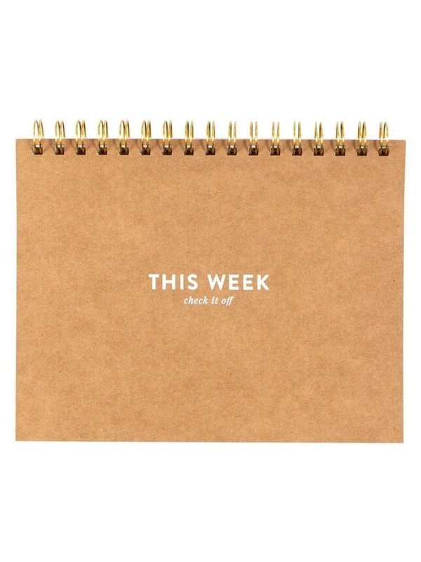 Undated Spiral Weekly Planner, 1 of 4
