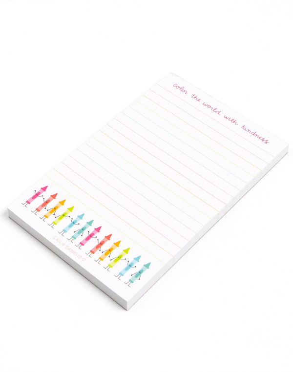 Color the World with Kindness Notepad, 2 of 2
