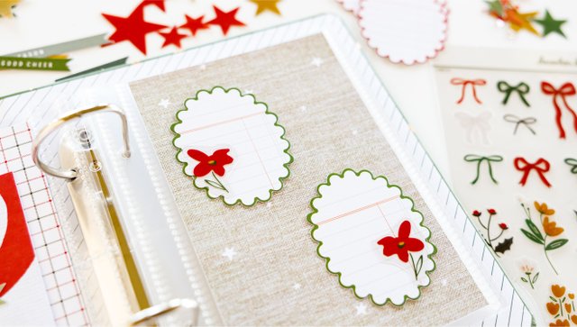 Florals and Bows 6×8 Clear Sticker Sheet, 3 of 3