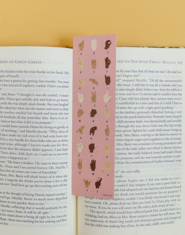 Sign Language Bookmark Set, 4 of 6