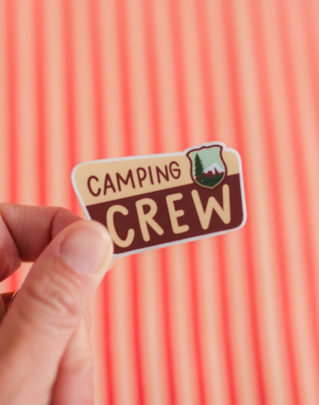 Camping Crew Decal Sticker, 3 of 4