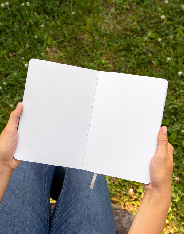 Speckled Moon Blank Lay Flat Journal, 2 of 6