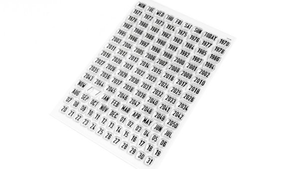 Year By Year 6×8 Stamp Set , 2 of 2