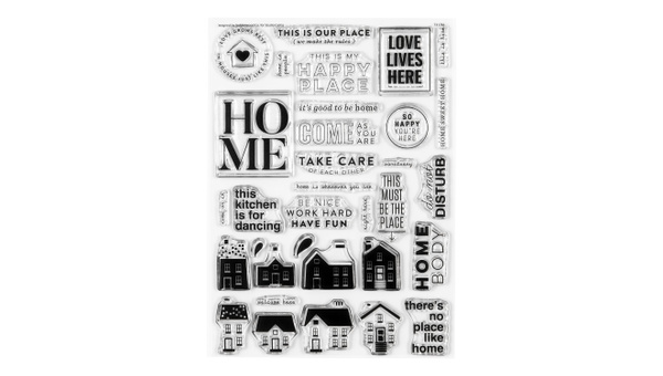 Stamp Set : 6×8 Home Is My Happy Place, 1 of 9