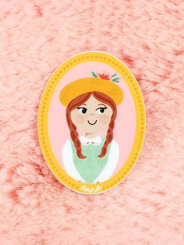 Anne of Green Gables Anne Shirley Portrait Decal Sticker, 2 of 2