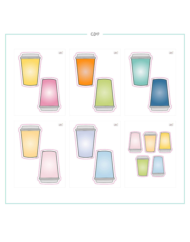 Cup of Pep Talk Digital Printable Cups, 1 of 1
