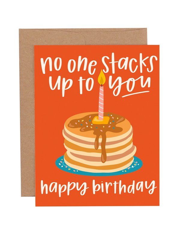 No One Stacks Up Greeting Card, 1 of 1