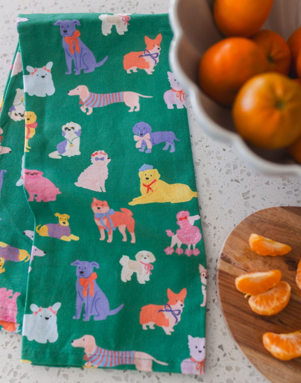 Dapper Dogs Tea Towel, 3 of 4
