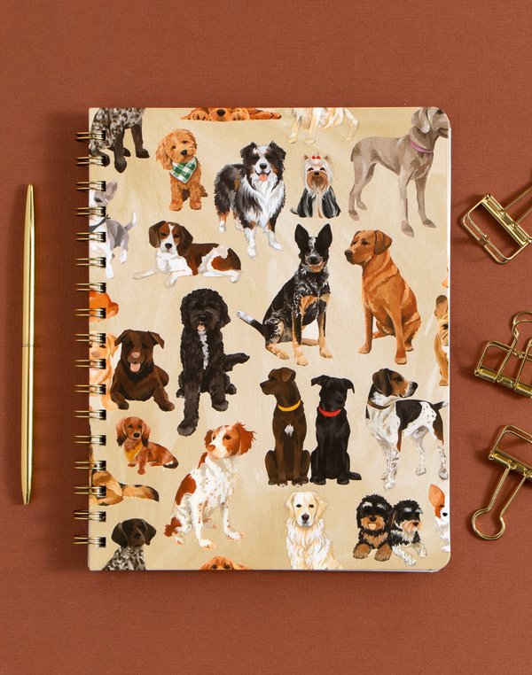 Furry Friends Dogs Spiral Notebook, 1 of 4