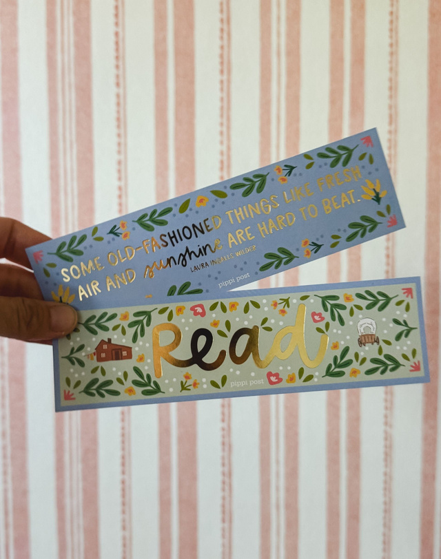 Read Little House on the Prairie Gold Foil Bookmark Set, 2 of 3