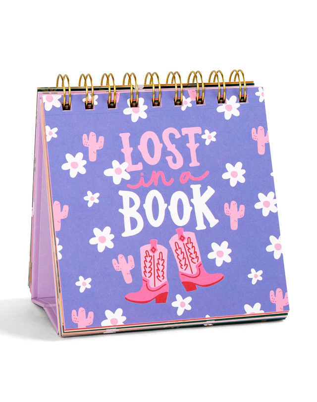 52 Weeks Of Book Lover Quotes - Desk Flip Calendar, 3 of 4