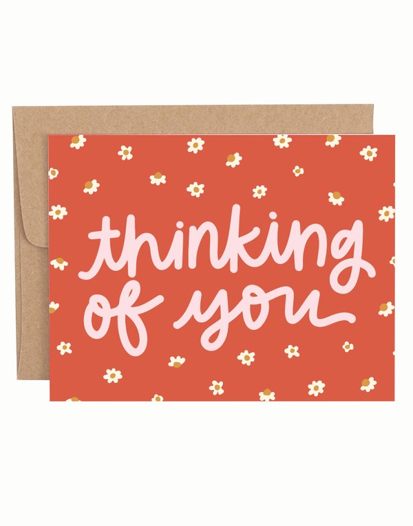 Thinking Of You Daisies Greeting Card, 1 of 1