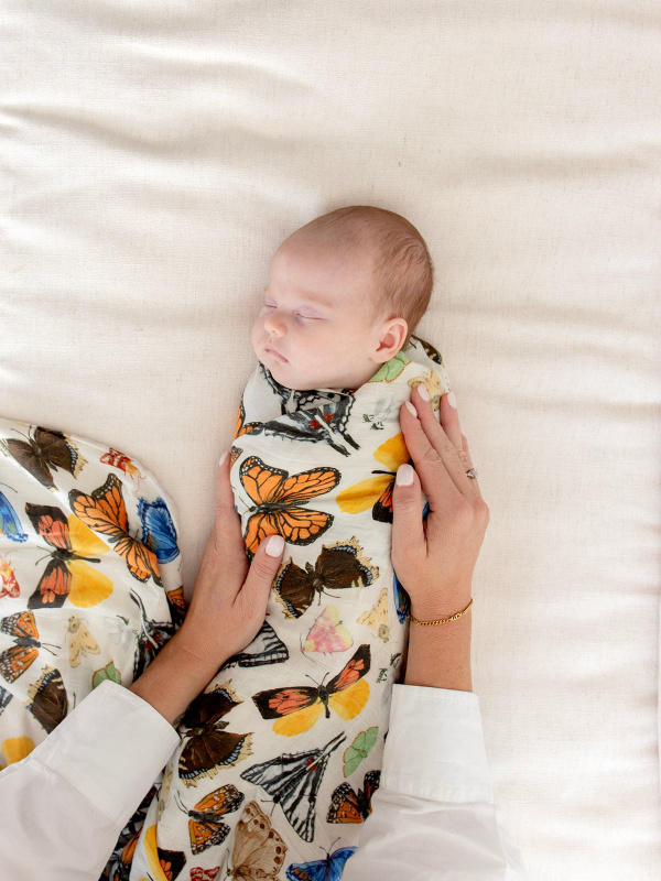 Flutter Friends Butterfly Baby Swaddle, 1 of 5