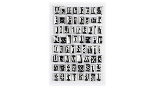 Stamp Set : 4×6 Carefree Alpha, 1 of 1