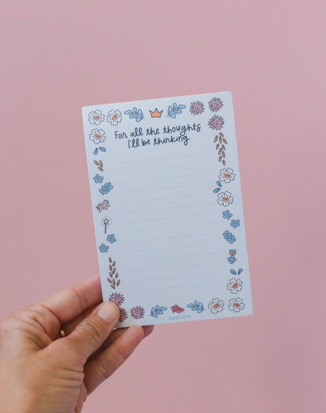 Thoughts I'll Be Thinking Wizard of Oz 4×6 Notepad, 2 of 4
