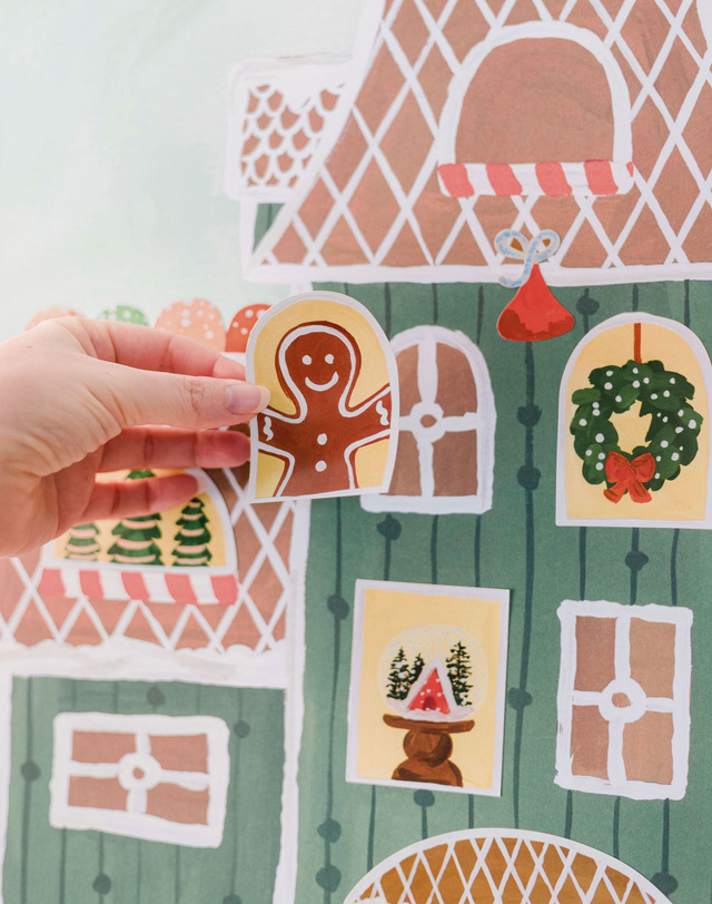 Christmas Countdown Calendar - Gingerbread House, 5 of 8