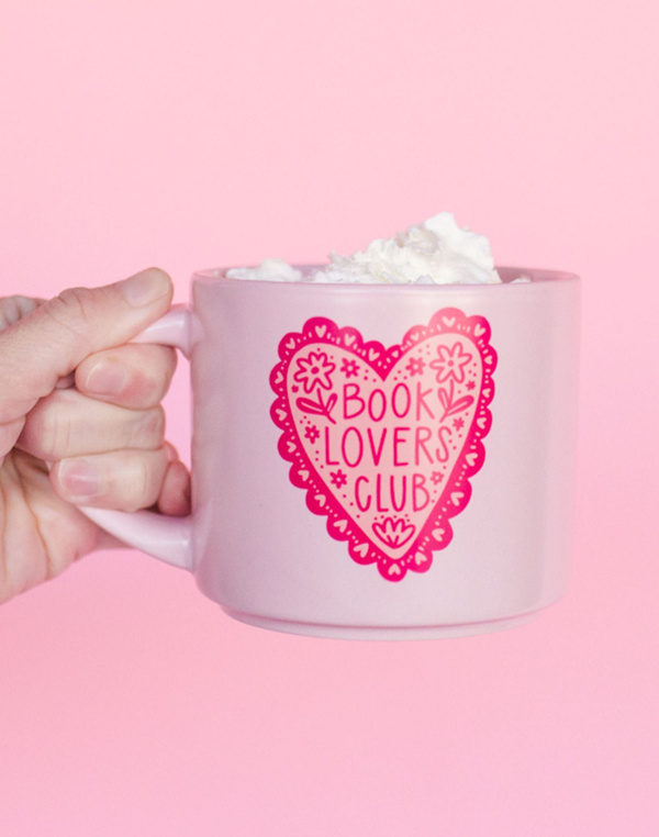Book Lovers Club Large Ceramic Mug , 1 of 6