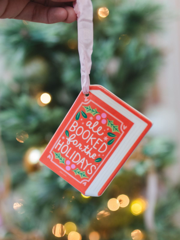 All Booked for the Holidays Christmas Book Ornament, 2 of 4