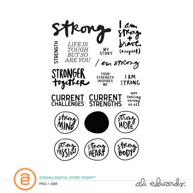 Strong Digital Story Stamp™, 1 of 1