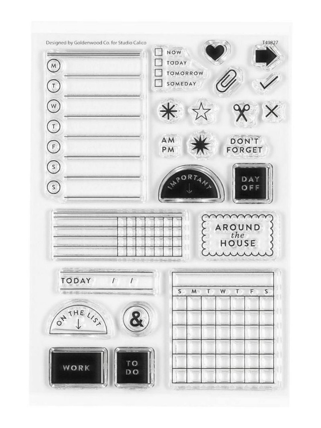 Stamp Set : 4×6 Planner by Goldenwood Co, 1 of 5