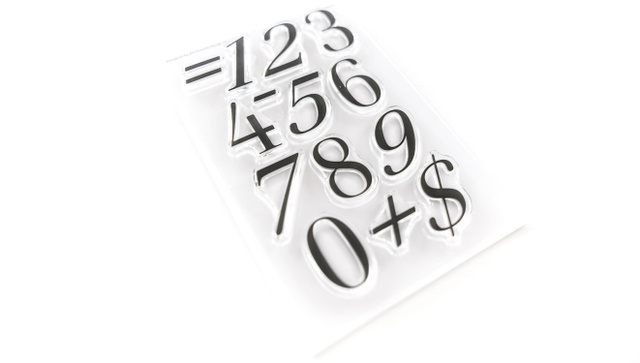 Numbers Are Awesome #12 4×6 Stamp Set, 2 of 2