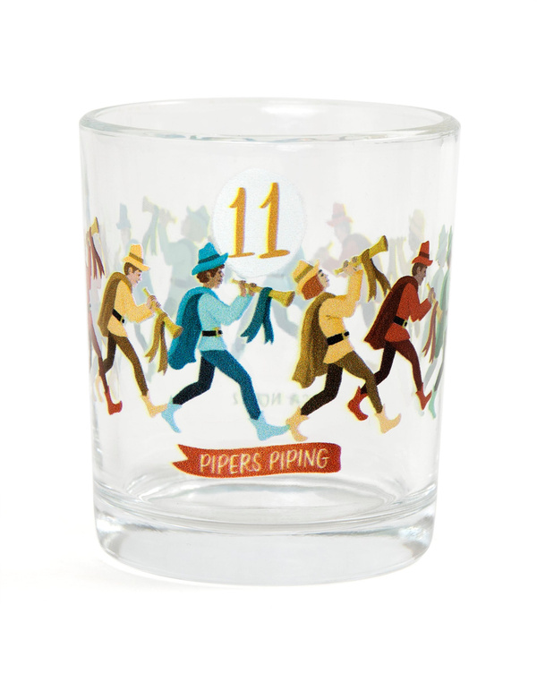 Eleven Pipers Piping 7.5oz Short Juice Glass, 3 of 3