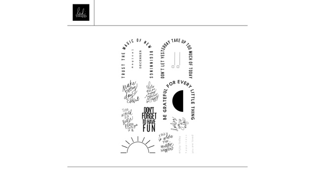 Digital 4×6 December Update Stamp Set, 1 of 1