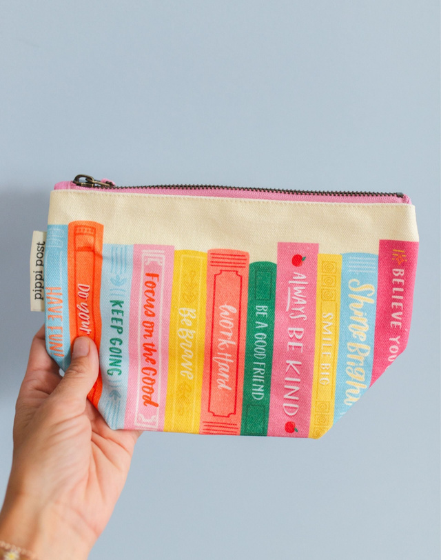 Affirmations Books Canvas Pouch, 1 of 4