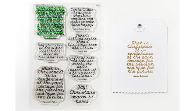 Christmas Phrases 4×6 Stamp Set, 3 of 4