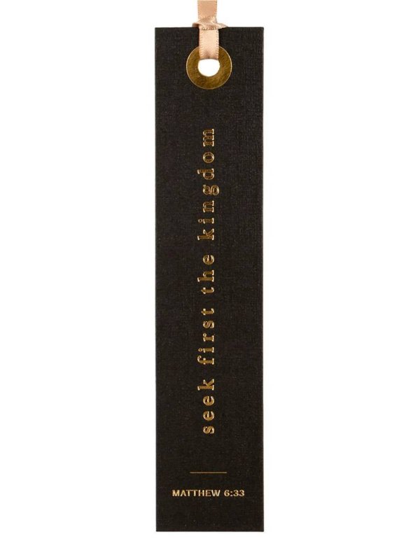 Seek First The Kingdom Scripture Bookmark, 2 of 2