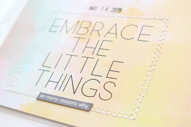 Embrace the Little Things, 2 of 3