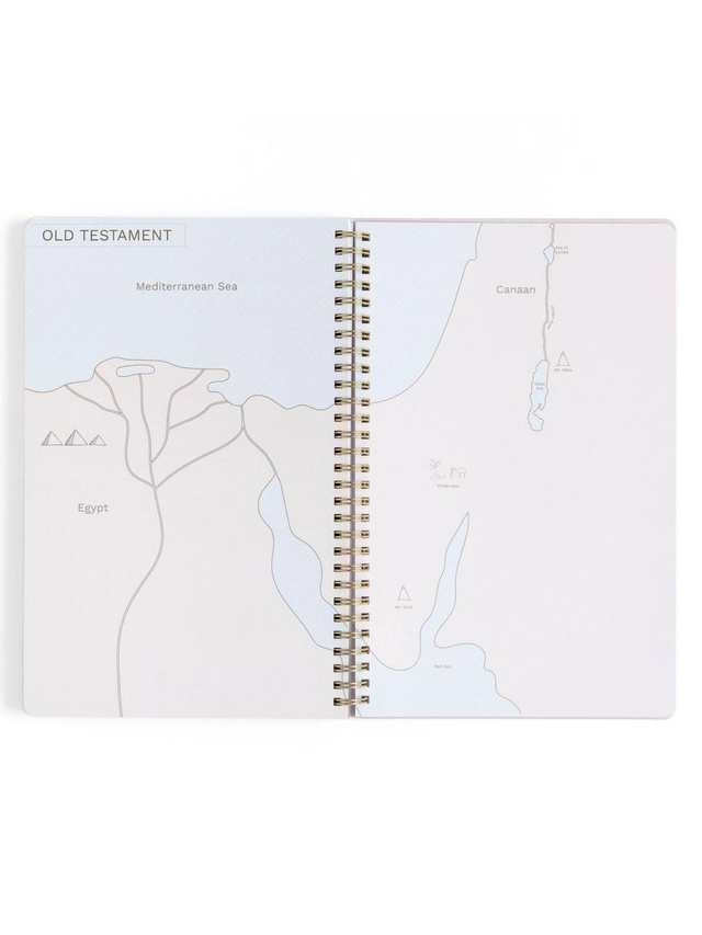 Lilac Bible Study Spiral Notebook with Reference Maps, 6 of 9
