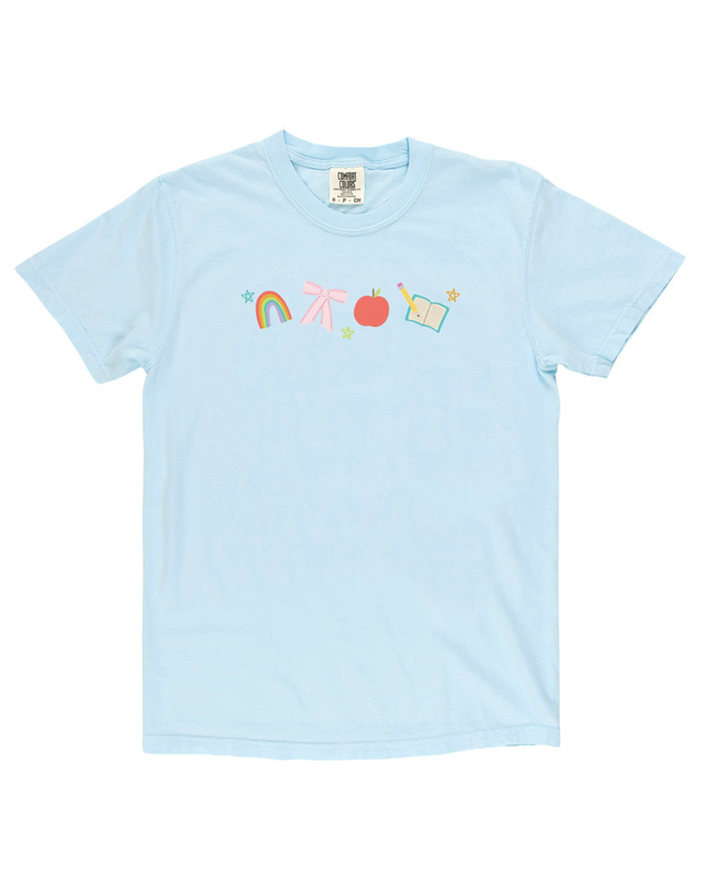 Beautiful Day To Learn Tee - Chambray, 5 of 5
