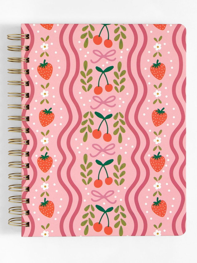 Berries & Bows Spiral Notebook, 2 of 3
